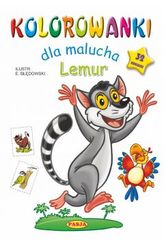 Kolorowanka dla malucha. Lemur