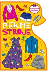 Piękne stroje. Malowanka z naklejkami