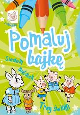 Pomaluj bajkę. Siedem koźlątek, Trzy świnki