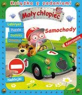 Samochody. Książka z zadaniami. Mały chłopiec