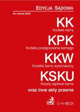 Kodeks karny, Kodeks postępowania karnego, Kodeks karny wykonawczy, Koszty sądowe karne