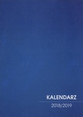 Kalendarz nauczycielski 2018/2019 niebieski