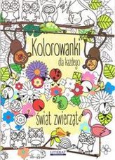 KOLOROWANKI DLA KAŻDEGO ŚWIAT ZWIERZĄT LITERAT  9788381142953