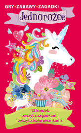 Zestaw kreatywny Jednorożce. Gry, zabawy, zagadki + kredki