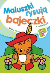 MALUSZKI RYSUJĄ BAJECZKI Z NAKLEJKAMI SKRZAT 9788379156047