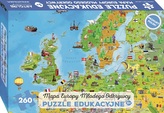 PUZZLE EUROPA MŁODEGO ODKRYWCY DLA DZIECI