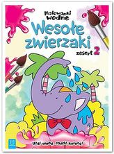 Malowanki wodne. Wesołe zwierzaki zeszyt 2