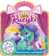 KUCYKI ŚWIAT MODY KOLOROWANKA Z NAKLEJKA AKSJOMAT 9788381064040