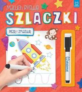 Maluch rysuje szlaczki Piszę i zmazuję