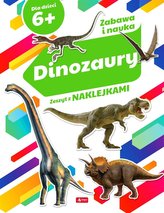 Dinozaury. Zeszyt z naklejkami 6+