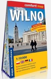 Comfort!map Wilno 1:10 000 plan miasta w.2019