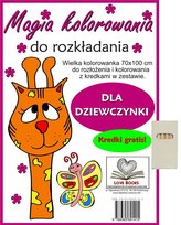 Magia kolorowania do rozkładania. Dla dziewczynki