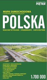 Polska 2017 mapa samochodowa 1: 700 000