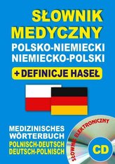 Słownik medyczny pol-niem, niem-pol + defin. + CD
