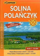 Mapa turystyczna - Solina Polńczyk 1:25 000