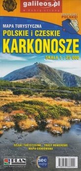 Mapa tur. Karkonosze polskie i czeskie 1:25 000