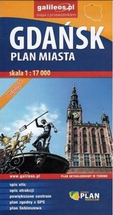 Plan miasta - Gdańsk 1:17 000
