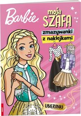 Barbie. Moja szafa. Zmazywanki z naklejkami