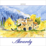 Akvarely - nástěnný kalendář 2012