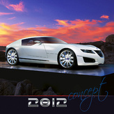 Concept Cars - nástěnný kalendář 2012