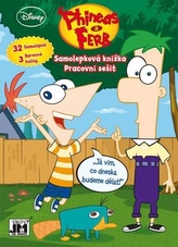 Samolepková knížka Phineas a Ferb