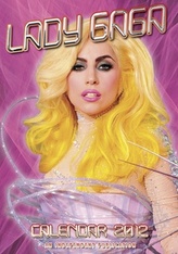 Lady Gaga 2012 - nástěnný kalendář