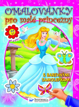 Omalovánky pro malé princezny - s barevnými samolepkami