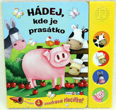 Hádej, kde je prasátko - 4 zvuková tlačítka!