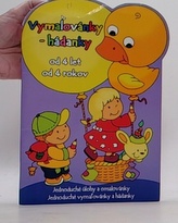 Vymalovánky, hádanky od 4 let věku A4