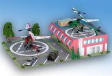 Heliport - jednoduchá vystřihovánka