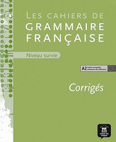 Cahier de grammaire A2 – corrigé