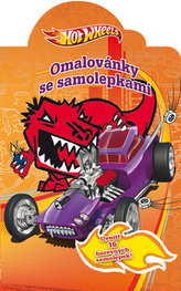 Hot Wheels - Omalovánky se samolepkami