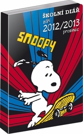 Snoopy - školní diář 2012/2013 (září 2012 - prosinec 2013)