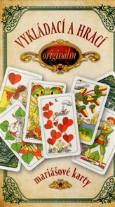 Vykládací a hrací originální mariášové karty – karetní sada s knižním návodem