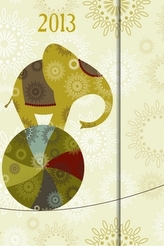 Diář 2013 - magnet. Sloni 10,5 x 15,8 cm - CZ