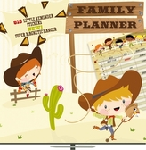Kalendář 2013 poznámkový plánovací - Cowboys, 30 x 60 cm