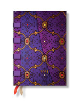 Diář 2013 - French Ornate Violet - 12 měsíční, midi 120x170 Day-at-a-Time