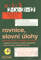 Rovnice, slovní úlohy pro 8. ročník