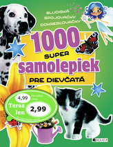 1000 super samolepiek pre dievčatá