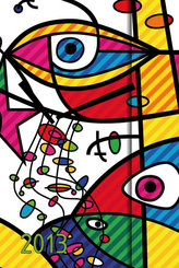 Diář 2013 - Eyes - 10,5 x 15,8 - 6jazyčné (ČES, SLO, MAĎ, POL, ANG, NĚM)