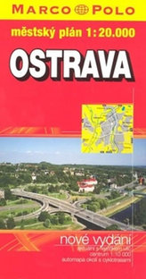 Ostrava - plán tvrdá obálka PS 1:20 000