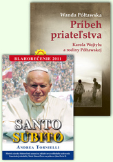 Balíček 2 ks Príbeh priatežstva Santo Subito Blahorečenie 2011