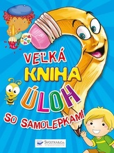 Vežká kniha úloh so samolepkami