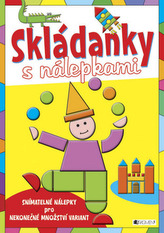 Skládanky s nálepkami - žlutá