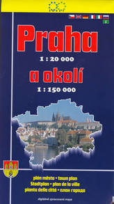 Praha 1:20 000 a okolí 1:150 000 Plán města 2. vydání