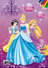 Disney princezny - Omalovának A5