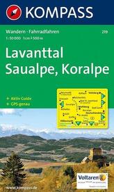 Lavanttal Saualpe,Koralpe 219 / 1:50T NKOM