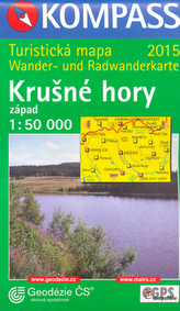 Krušné hory západ 1:50 000