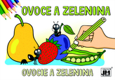 Ovoce a zelenina - omalovánka