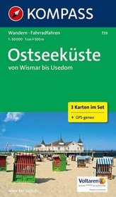 Von Wismar bis Usedom 739 ,3 mapy / 1:50T NKOM